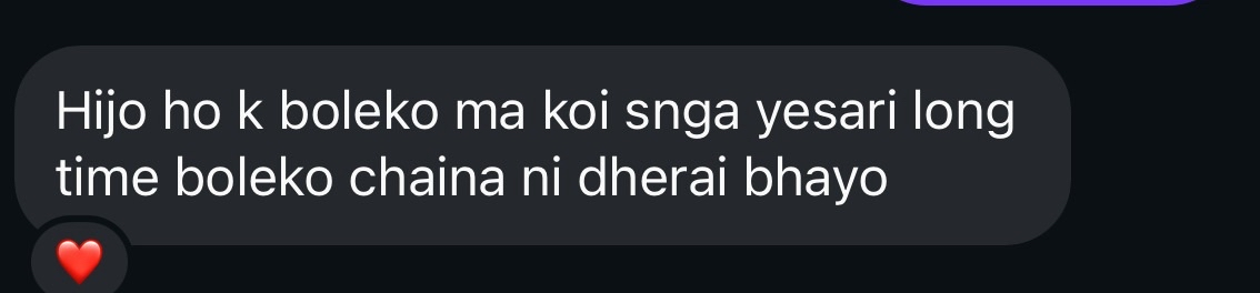 Haven't talked to anyone like this