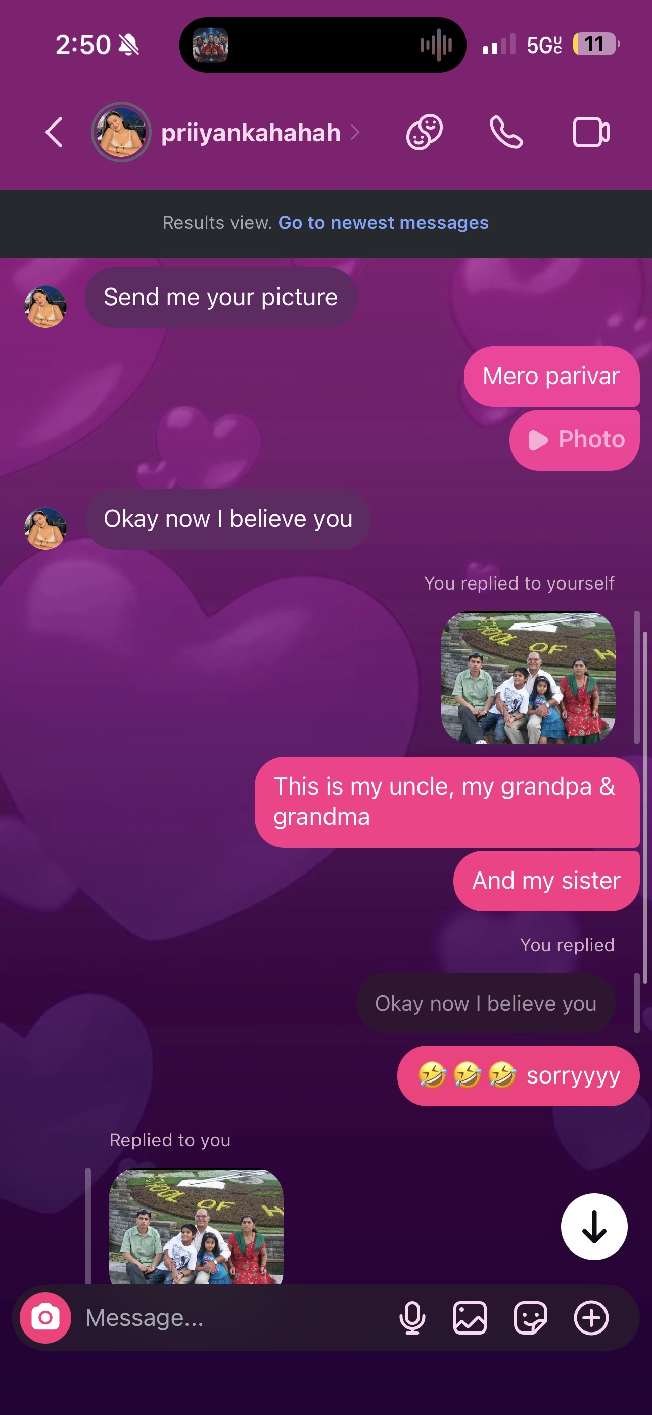 Family photo proves he's real